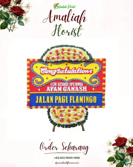 Sewa Papan Bunga Barat